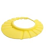 シャンプーハット　シャワー用防水帽　お風呂の味方 安全　サイズ 調整可　イェロー