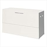 【欠品中　10月下旬頃入荷予定】足立製作所　 オールガルバ製ゴミ保管庫　奥行37（ふた持ち上げ式）●1151　【ゴミ収集庫】 アイボリー