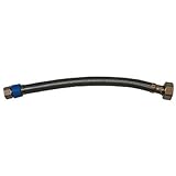LASCO 10 – 1071水供給Flex、ステンレススチールBraided with Poly内部コア、3 / 8インチメステキサスFine Flare X 1 / 2インチメス鉄パイプX 12-