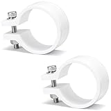 興栄化成 樹脂パイプクランプ 25.4mm パイプ固定金具 止め金具 パイプバンド 29サイズ 白 2個 KFBS21