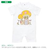 BabyChips Rabbit(ピンク)(名入れ半袖ベビーロンパース) 80 ホワイト