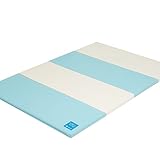 ALZIP mat エコカラー 【子供用プレイマット】 デュオブルーXG(280x140x4cm) 国際検査済みPU素材