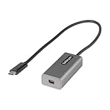 StarTech.com USB-C - Mini DisplayPort ディスプレイ変換アダプタ／USB Type-C - ミニディスプレイポート ビデオコンバータ／4K60Hz HBR2／30cm一体型ケーブル／Thunderbolt 3互換 CDP2MDPEC