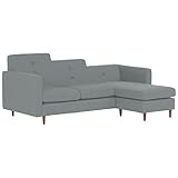 arne L字ソファ ソファー 2人掛け 3人掛け カウチソファ l字型 オットマン付き 日本製 完成品 STEP L字 NS グレー