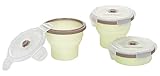 Babymoov Silicone Containers Set - Grey/Green - 3 ct by Babymoov