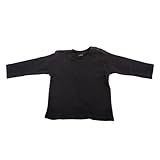 (ベイビーバグズ) Babybugz ベビー・赤ちゃん・キッズ・子供 長袖Tシャツ カットソー トップス (12-18ヶ月) (ブラック)