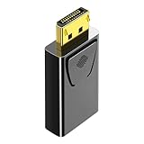 DisplayPort - HD アダプター - 4K60Hz DP - HD ケーブル、ゲームサポート 4K 解像度 - HD - DP、ビデオ用、60Hz リフレッシュレート、オーディオリターンチャンネル 5x2.5x1cm