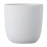 ファイバークレイ製 軽量 大型植木鉢 バスク ラウンド 51cm ホワイト