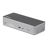 StarTech.com ドッキングステーション USB-C 4画面 4K60Hz HDMI & DP 100W PD USBハブ LAN 多機能 DK31C4DPPD