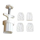 幸運のお守り月餅プレス金型クッキースタンプ中国中秋月餅メーカー装飾ツール DIY クッキークッキースタンプとカッタープレスベーキング結婚式