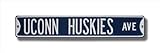 Uconn Huskies Ave Street Sign
