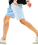 ストレッチツイルショーツ L サックス｜メンズ カツラギショーツ ハーフパンツ 短パン ボトムス 無地 コーデュロイ 柄 夏服 伸縮性
