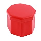 Bauhutte (バウヒュッテ) 収納ボックス 3WAY オットマン スツール BS-BOX60-RD レッド