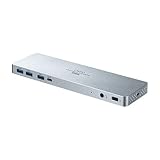 サンワサプライ USB Type-C専用ドッキングステーション(HDMI/DisplayPort対応・PD対応) USB-CVDK6