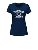 NFL Tennessee Titansレディース半袖クルーネックTシャツ、M、ネイビー