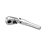 Craftsman 3/8 in. Drive Full Polish Stubby Flex Head Quick Release Teardrop Ratchet 9-44834 [並行輸入品]