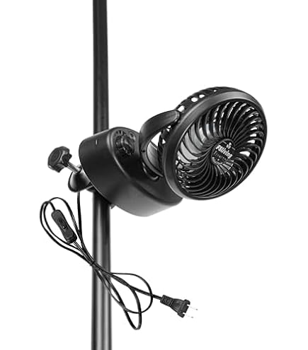 Amazon | STGGTS 送風機 植物用サーキュレーター クリップ式 コード長