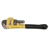 P Prettyia 炭素鋼　パイプレンチ　ウォーターポンプ プライヤー　配管レンチ　イエロー　　　　　　　 - 8インチ