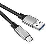USB Type C ケーブル 0.3m【POTRRCIUSUER】 USB-A to USB-C 10Gbps高速データ転送 USB3.1 Gen2 ケーブル 60W（3A/20V）急速充電 タイプc 充電ケーブル Sony Xperia/Samsung/Asus Zenfone/Arrows/PS5コントローラー タイプc多機種対応 (PVC素材)