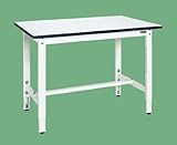 直送品 サカエ SAKAE 軽量高さ調整作業台(パールホワイト) TKK-127W