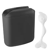 (Solid Black) - koziol HOT STUFF Coffee, Tea, Sugar. Storage Container 500 g, solid black