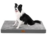 MUGIM ペットクッション 双面デザイン 夏冬兼用 防水 犬猫用ベッド 体圧分散 高反発 通気性いい 介護ベッド オールシーズン 取り外せるカバー洗える 小型犬 中型犬 老犬 子犬用 L