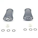 TIGRE BLANC 汎用 スピニング リール ハンドルノブ ダイワ シマノ 対応 ベイトリール ダブル ハンドル パーツ アルミ 2個 セット ガンメタル [並行輸入品]