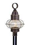 Vaxcel OP21835BBZ Chatham 13-Inch Outdoor Post Light, Burnished Bronze [並行輸入品]