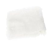 ノーブランド品 　2pcs　赤ちゃん　新生児　写真小道具　ブランケット　毛布　敷物　タグ　ベビーカー適用　柔らかい　3色選べる - ホワイト