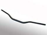 テーパーハンドル LOWタイプ ブラック 黒 汎用 φ28.6mm 28mm 軽量アルミ製ハンドルバー ファットバー