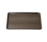 蝶プラ工業 トレイ 耐熱PP長角トレイ(小) ウッドグレイン 356×247×17mm PP樹脂 ETL4901