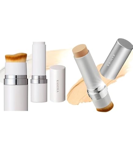 Amazon.co.jp: KAMIKA Silky Stick Foundation, Set of 2 Colors