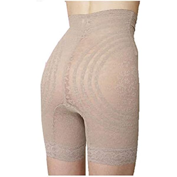 Amazon | Rago ラゴ ハイウエスト渦巻きガードル3分丈 サイズ：3L