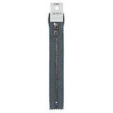 YKK マーブルテープファスナー 長さ20cm 止め #W560 ブルーグレー系 5MTGKB-20BL