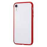 レイ・アウト iPhone XR ケース ハイブリッド [ TPU + ポリカーボネート ] レッド