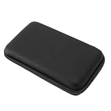 ゲームコンソールキャリングケース、ポータブルハードシェルトラベル保護ケース New 3DS XL、NEW 2DS XL、NEW 3DS XL、3DS XL、3DS LL 用 8 ゲームスロットインナーポケット付き (黒)