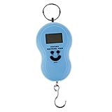 Baoblaze 吊りはかり　デジタル　フック付き　荷重量50KG　携帯式　高速応答　読みやすい　LED　調理　旅行　釣り　買い物　家庭　３色選べ　　　　　 - ブルーバックライト