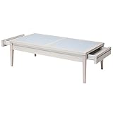 センターテーブル 120 ベラ ホワイト （ノーブランド品）