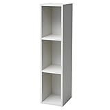 山善(YAMAZEN) カラーボックス ジョイホワイト 幅25×奥行29×高さ109cm A4ブラザーズ 3段 スリム 耐荷重45kg CABR-1125(JW)
