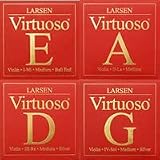 LARSEN Virtuoso ラーセン ヴィルトゥオーソ　バイオリン弦セット (Medium ミディアムゲージ、E線ループエンド＋ADG線)