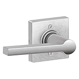 Schlage j170-sol-col Solstice Singleダミードアレバーと装飾コルトンTri、サテンクローム