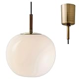 インターフォルム ペンダントライト LT-4246WH ユーホルト LED電球付 ホワイト ガラス ウッド モダン 丸み