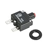 10 アンペアの熱回路ブレーカー押しボタン手動リセット過負荷保護スイッチ 10A 125/250V AC 32V DC 2ピン 10個