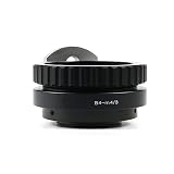 Toileum B4-M4/3マウントアダプターリング B4 2/3"マウントレンズに対応 M4/3マウントカメラボディーに対応 GX9 GX85 GX8 GX85 OM-D E-M10 III E-M1 II E-M10 IIカメラ用アダプターリング 無限遠実現 マニュアルフォーカスレンズアダプターリング