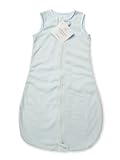 SwaddleDesigns zzZipMe Sack with 2-Way Zipper, Baby Velvet Wearable Blanket with Pastel Trim, Pastel