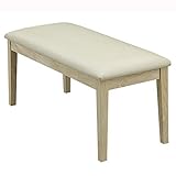 関家具(Sekikagu) ベンチ ナチュラル 幅100×奥行38×高さ41cm 合皮張り 160115