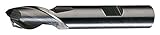 Cleveland C41662 HG-2 High Speed Steel Single End 2-Flute Center Cutting End Mill [並行輸入品]