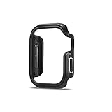 Apple Watch Series 5/4 ケース/カバー TPU＆サイドアルミバンパー 40mm/44mm用 かっこいい アップルウォッチ Series4/5 バンパーカバー[44mm(ブラック)]