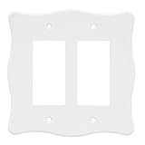 Brainerd 64600 Nylon Double Decorator Wall Plate / Switch Plate / Cover, White [並行輸入品]