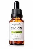 terpender (超高濃度) CBDオイル 40% CBD4000mg 10g 1本 高濃度 国産 MCTオイル配合 テルペン入り 経口摂取 新基準クリア